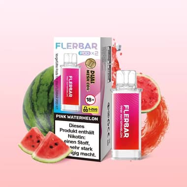 Flerbar Liquid Pod 2er Pack - Pink Watermelon