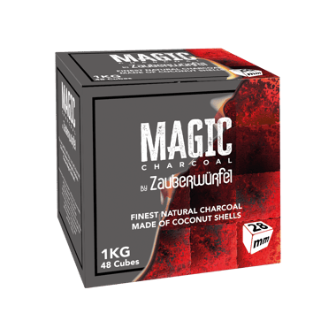 28mm Magic Charcoal Naturkohle by Zauberwürfel - 1kg