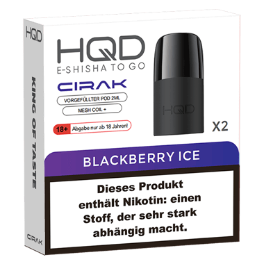HQD Cirak Pod - Blackberry Ice - 2 x 2ml