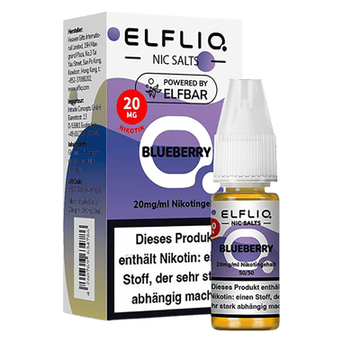 Elfliq - Nikotinsalz Liquid 20mg/ml - Blueberry