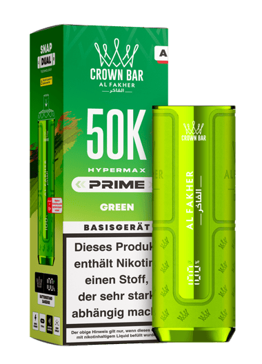Al Fakher Hypermax Prime 50k Akkuträger - Green