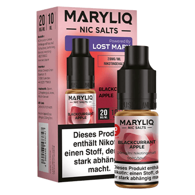 MARYLIQ 10ml - Blackcurrant Apple 20mg