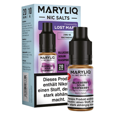 MARYLIQ 10ml - Blueberry Sour Raspberry 20mg