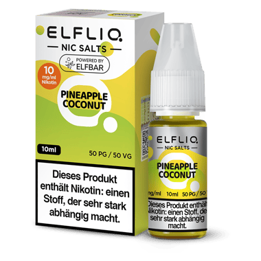 Elfliq - Nikotinsalz Liquid 10mg/ml - Pineapple Coconut