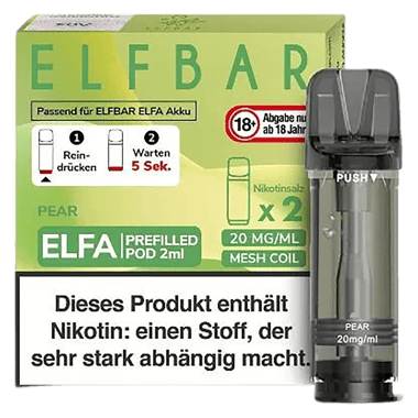 Elf Bar ELFA Liquid Pod 2er Pack - Pear