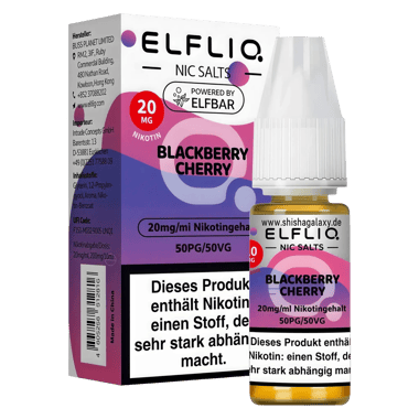 Elfliq - Nikotinsalz Liquid 20mg/ml - Blackberry Cherry