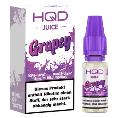 HQD Juice Liquid 18mg/ml - Grapey HQD Juice Liquid 18mg/ml - Grapey