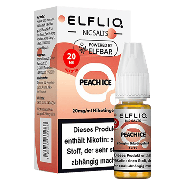 Elfliq - Nikotinsalz Liquid 20mg/ml - Peach Ice