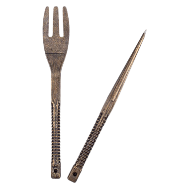 KS Tabakgabel + Folienstecher Groove