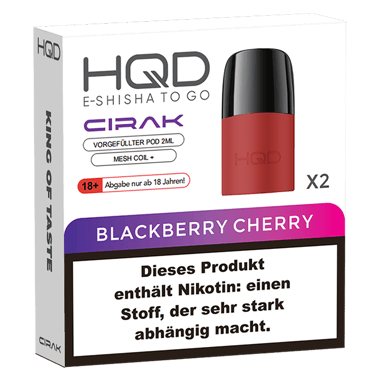 HQD Cirak Pod - Blackberry Cherry - 2 x 2ml