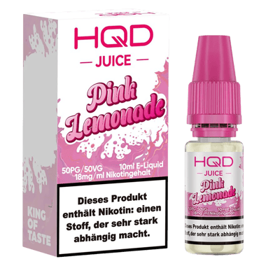 HQD Juice Liquid 18mg/ml - Pink Lemonade
