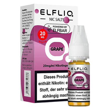 Elfliq - Nikotinsalz Liquid 20mg/ml - Grape
