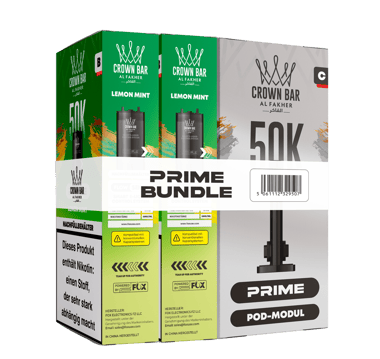 Al Fakher 50k Hypermax Prime Pod Set - Lemon Mint