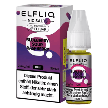 Elfliq - Nikotinsalz Liquid 20mg/ml - Blueberry Sour Raspberry