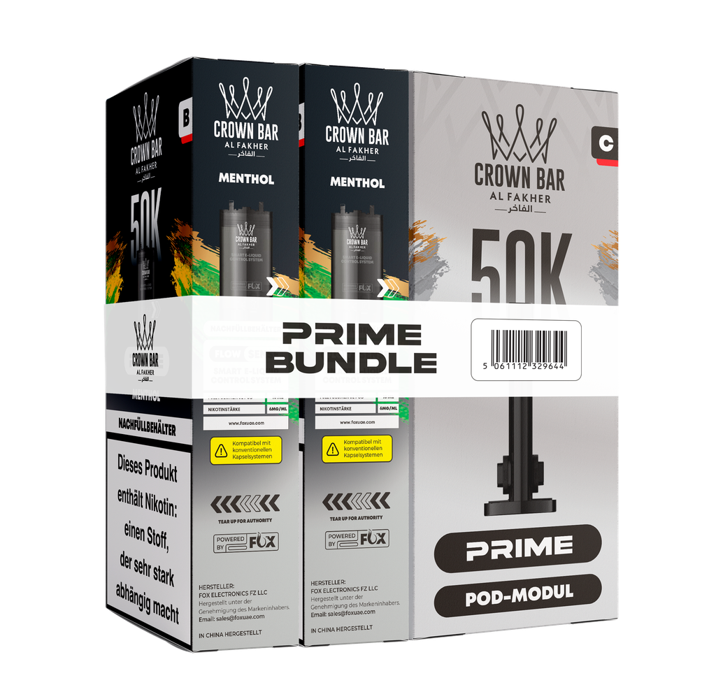 Al Fakher 50k Hypermax Prime Pod Set - Menthol