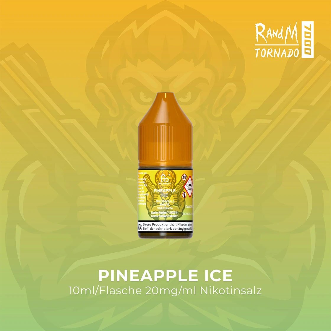 RandM Tornado Liquid 10 ml - Pineapple Ice 20 mg/ml