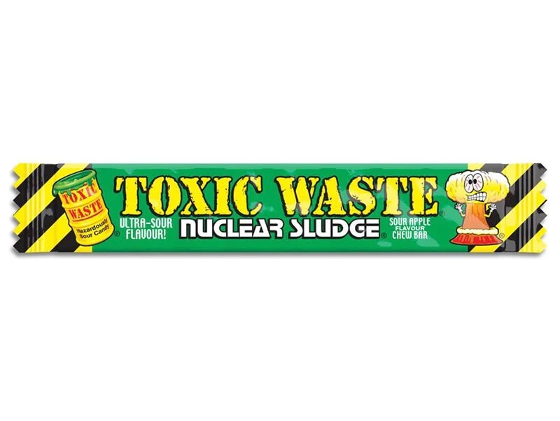 Toxic Waste - Sour Apple Chew Bar 20g