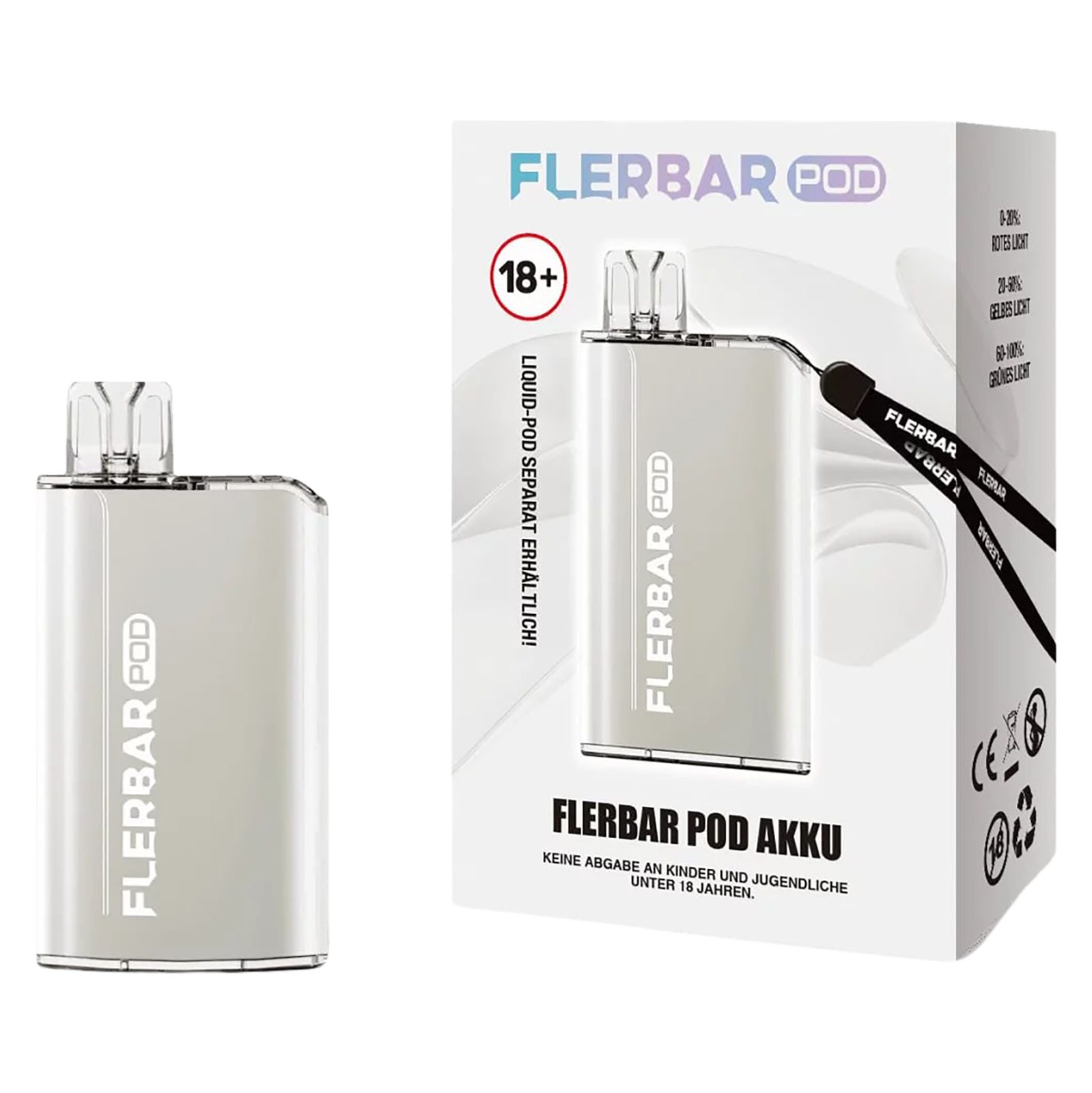 Flerbar 500mAh Akku - Grau