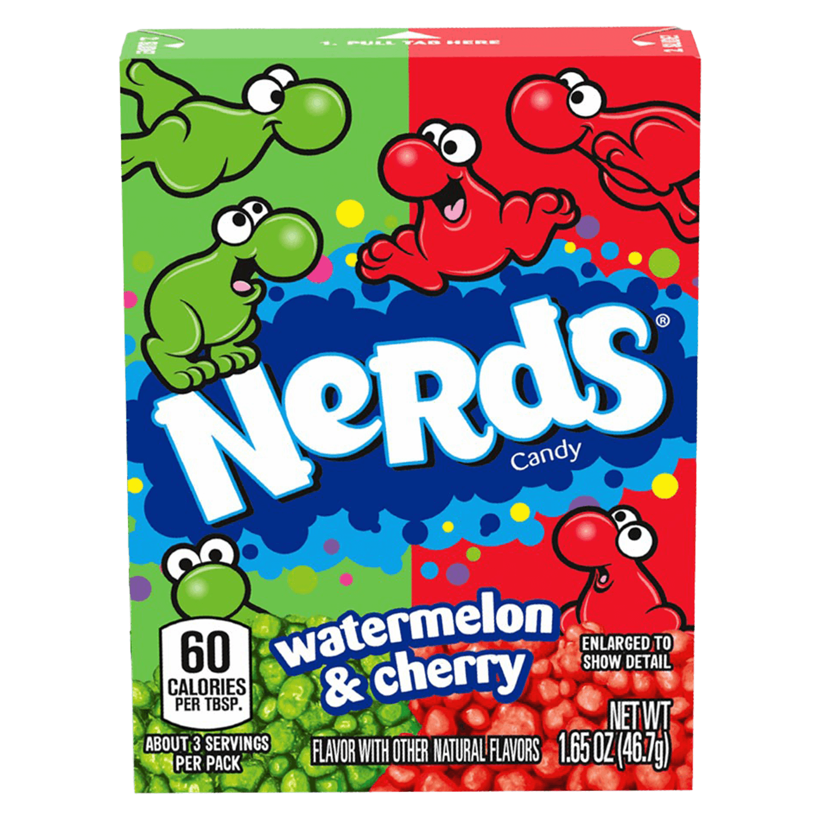 Nerds - Watermelon & Cherry 46,7g