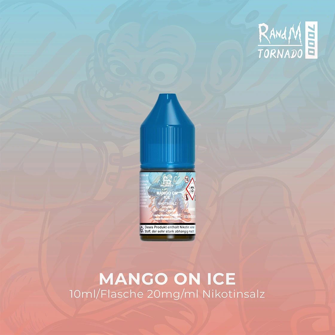 RandM Tornado Liquid 10 ml - Mango on Ice 20 mg/ml