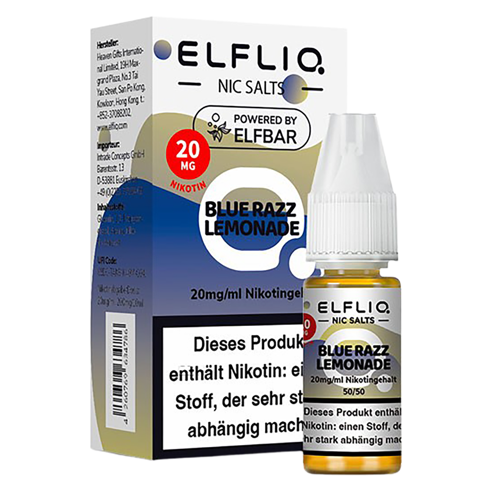 Elfliq - Nikotinsalz Liquid 20mg/ml - Blue Razz Lemonade