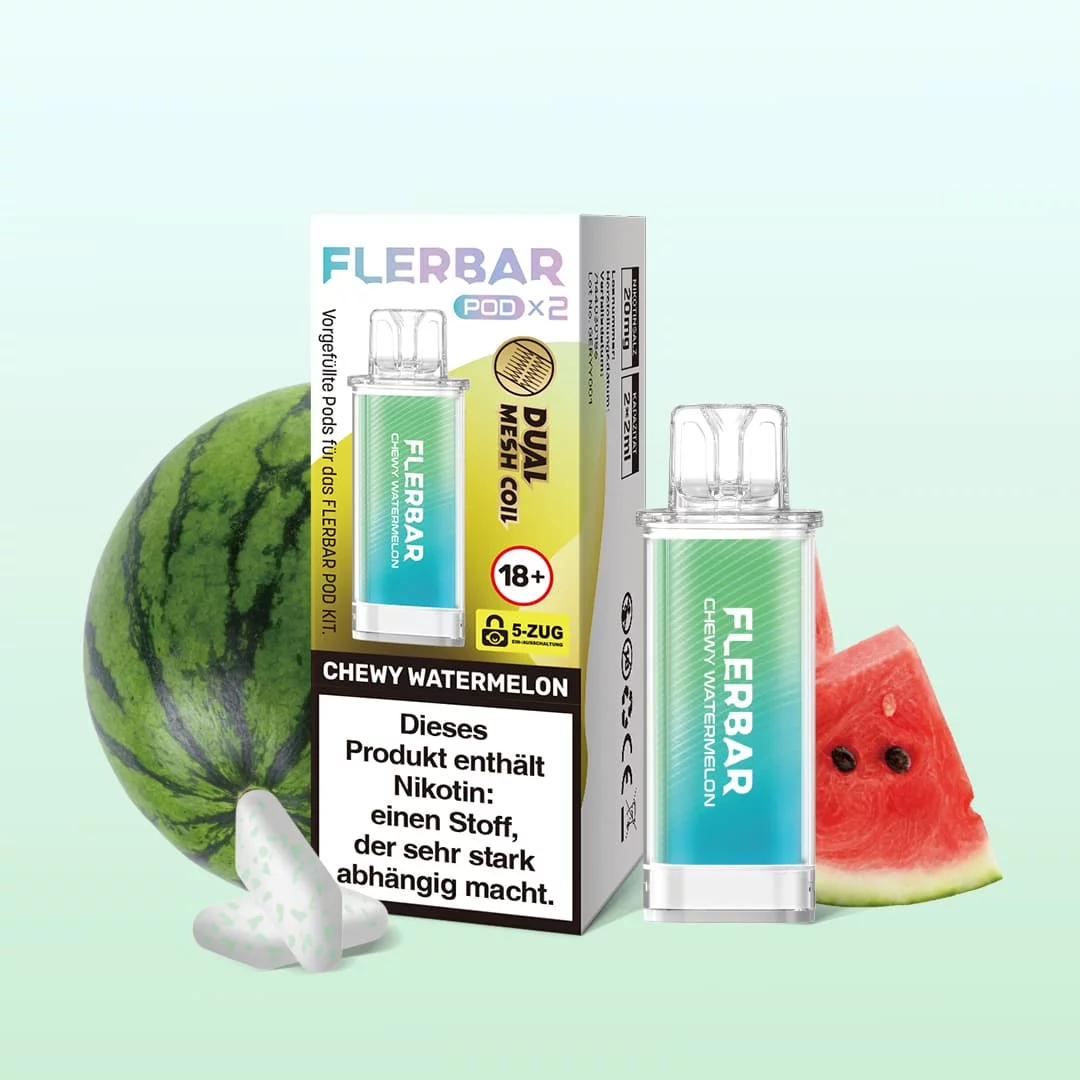 Flerbar Liquid Pod 2er Pack - Chewy Watermelon