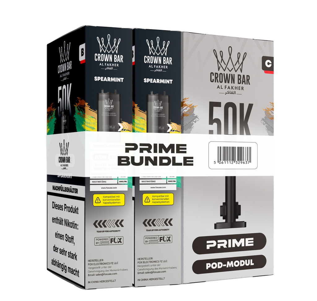 Al Fakher 50k Hypermax Prime Pod Set - Spearmint