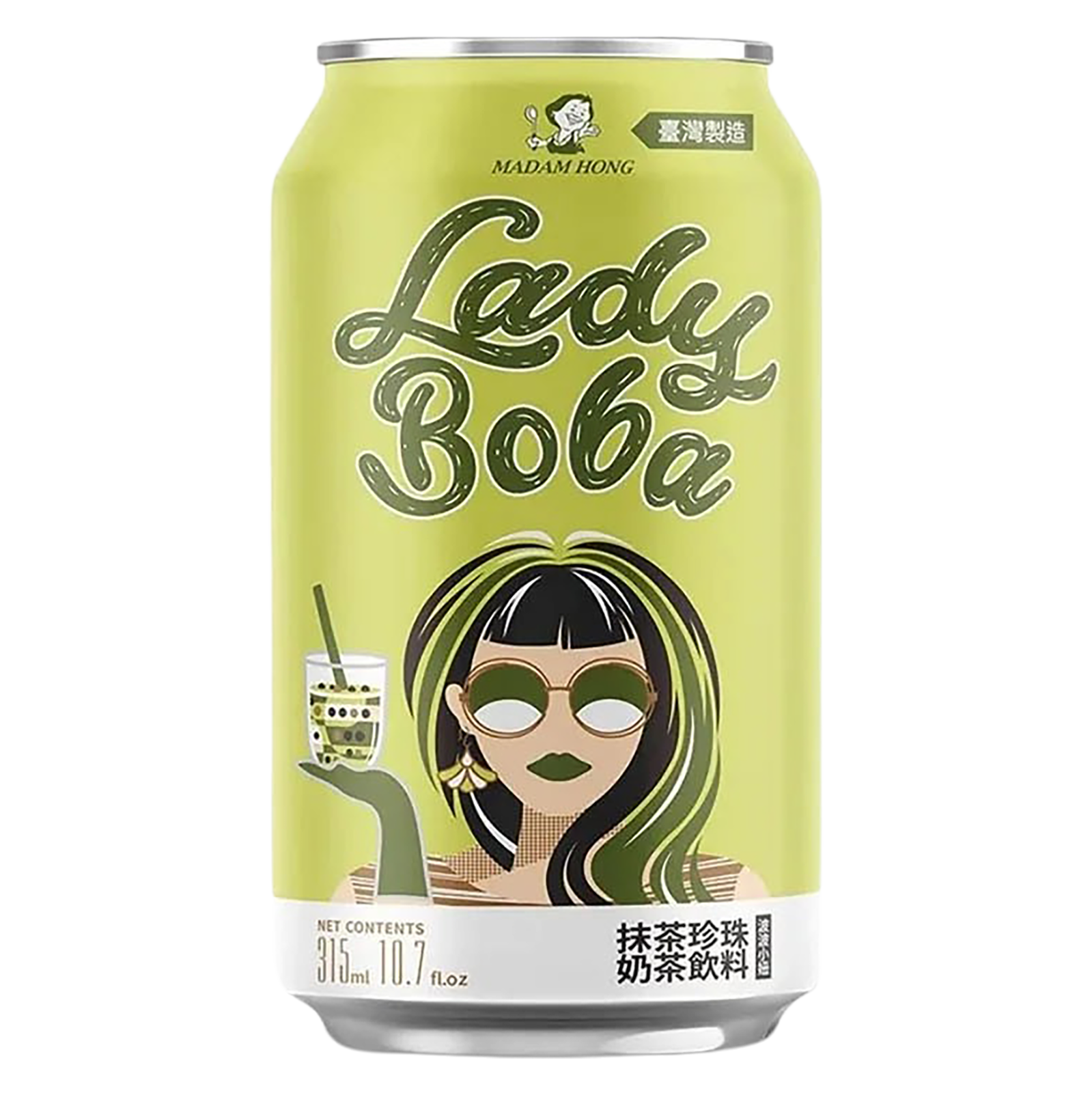 Madam Hong - Bubble Tea Milk Matcha Latte 315ml