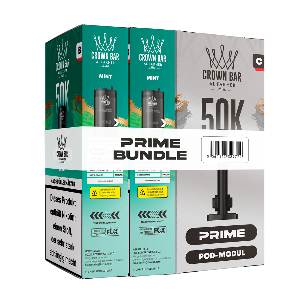Al Fakher 50k Hypermax Prime Pod Set - Mint