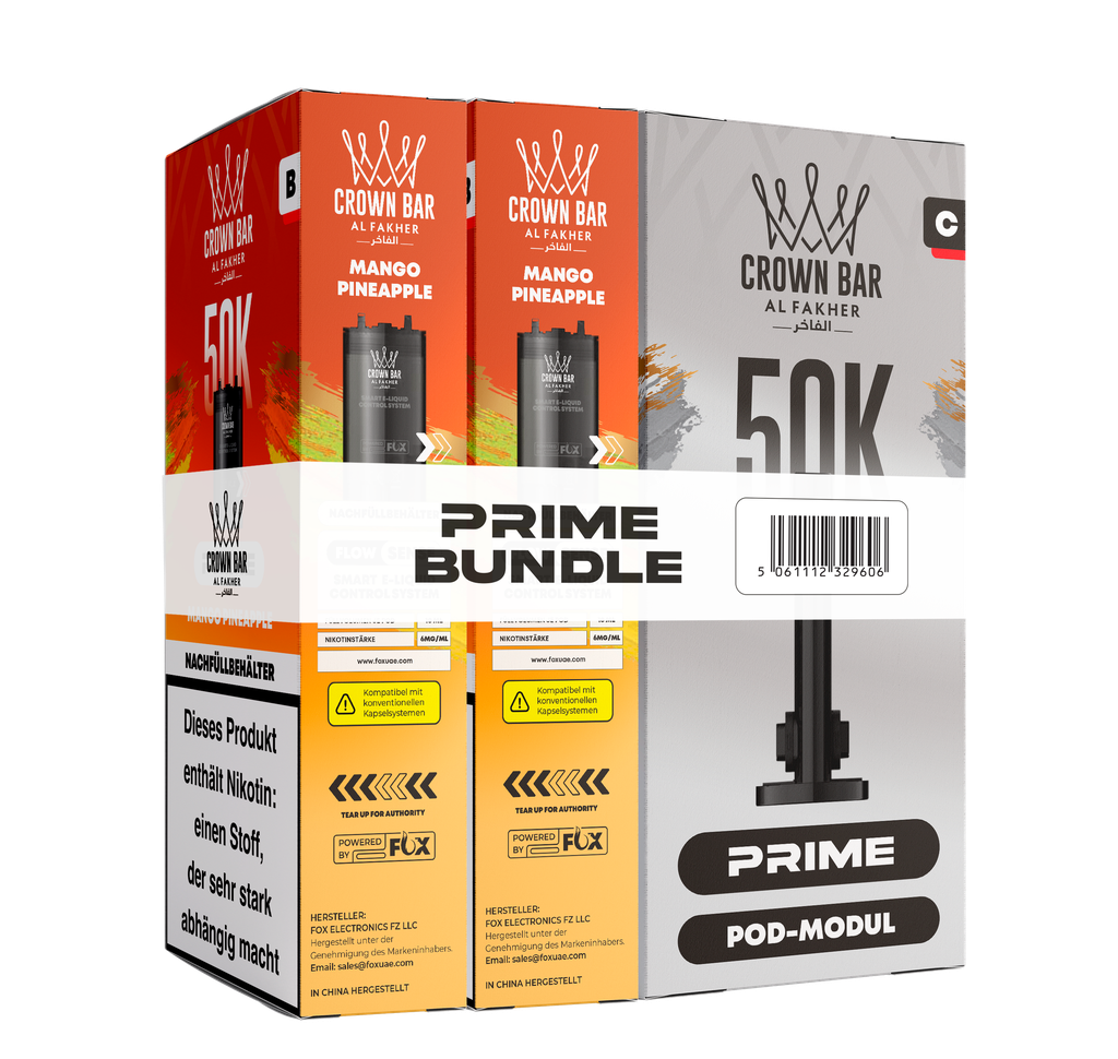 Al Fakher 50k Hypermax Prime Pod Set - Mango Pineapple