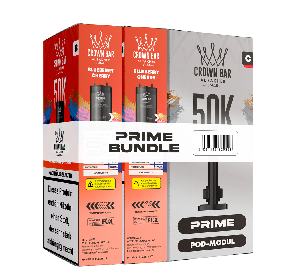 Al Fakher 50k Hypermax Prime Pod Set - Blueberry Cherry