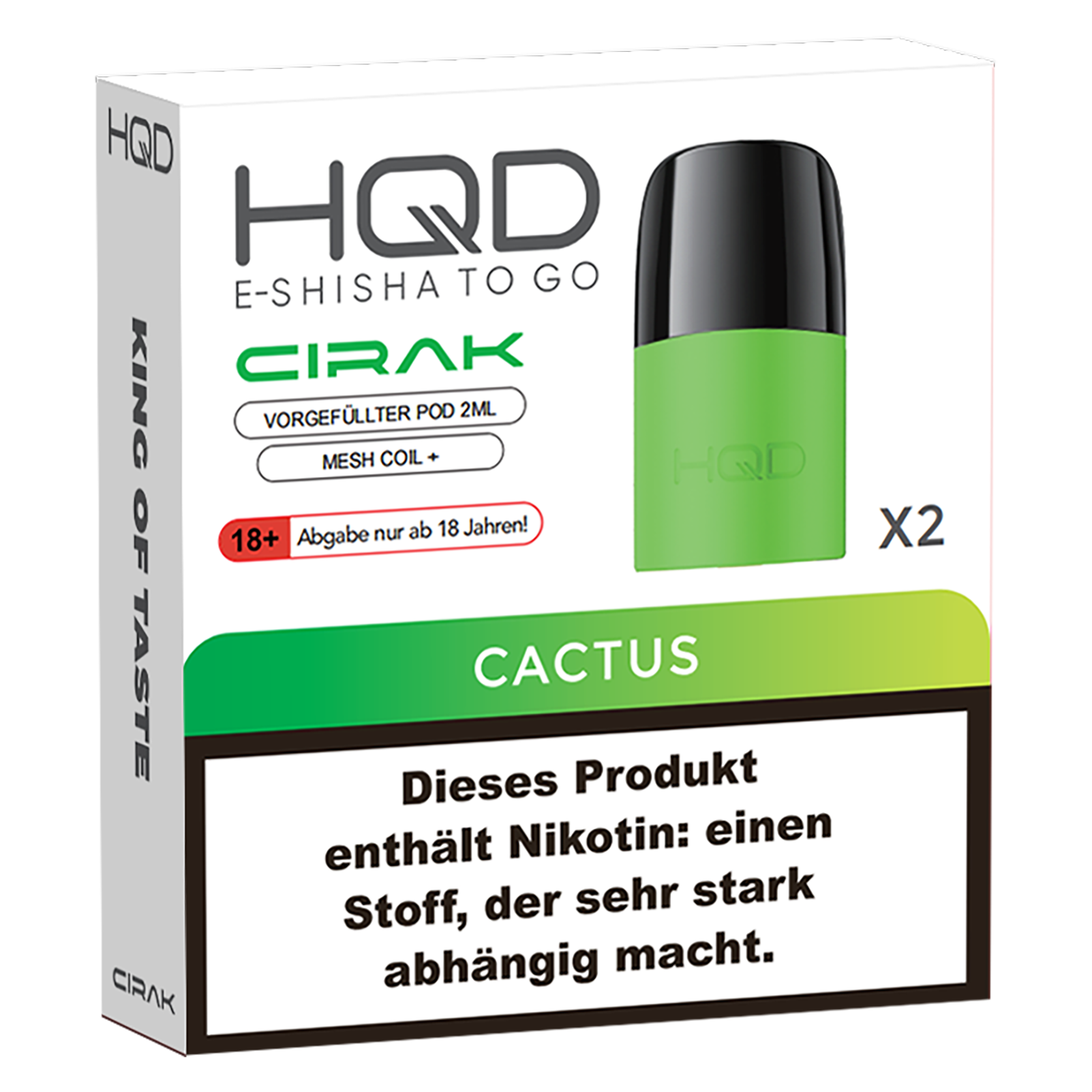 HQD Cirak Pod - Cactus - 2 x 2ml