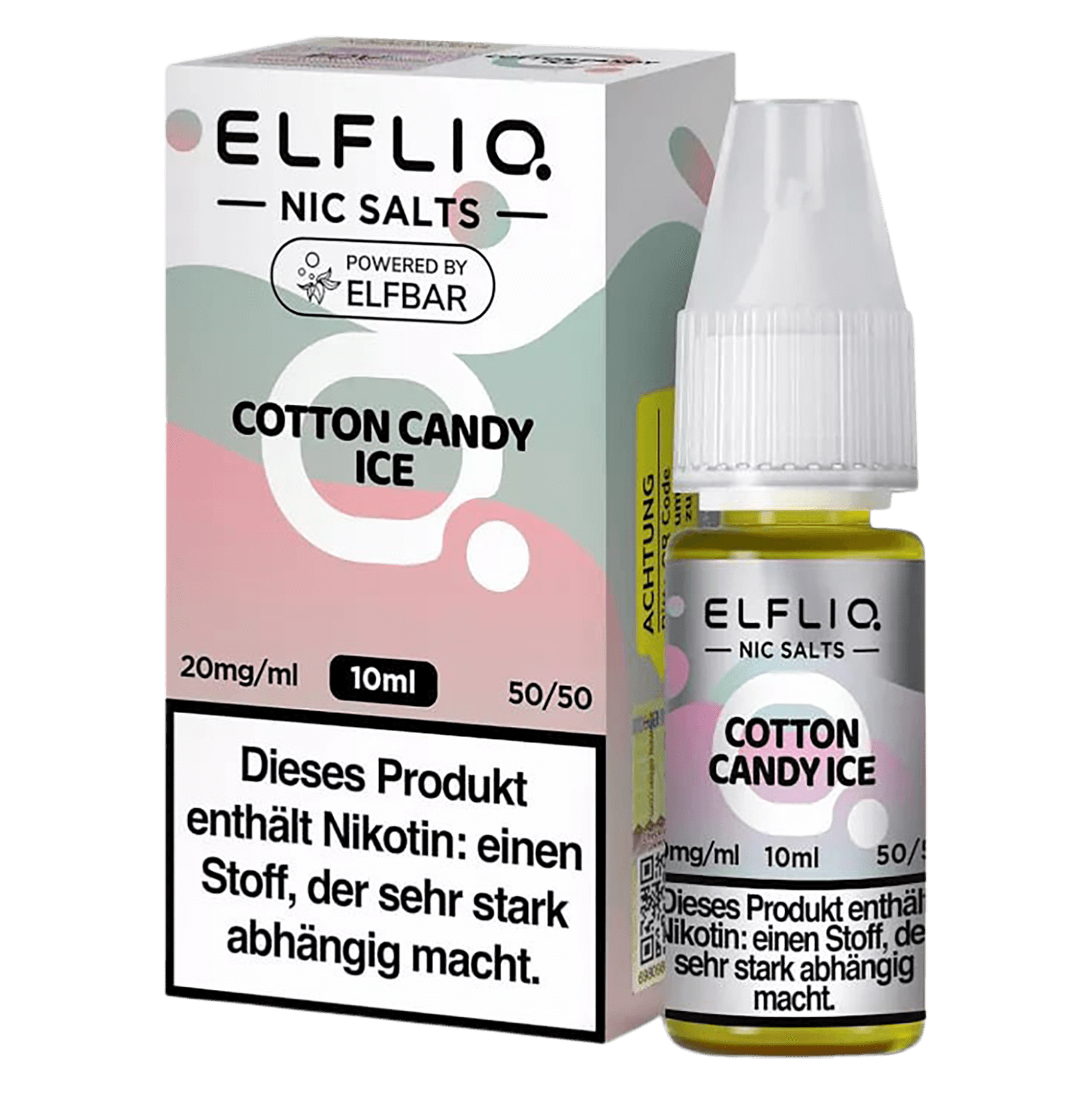 Elfliq Nikotinsalz Liquid 20mg/ml Cotton Candy Ice Elfliq Nikotinsalz Liquid 20mg/ml Cotton Candy Ice