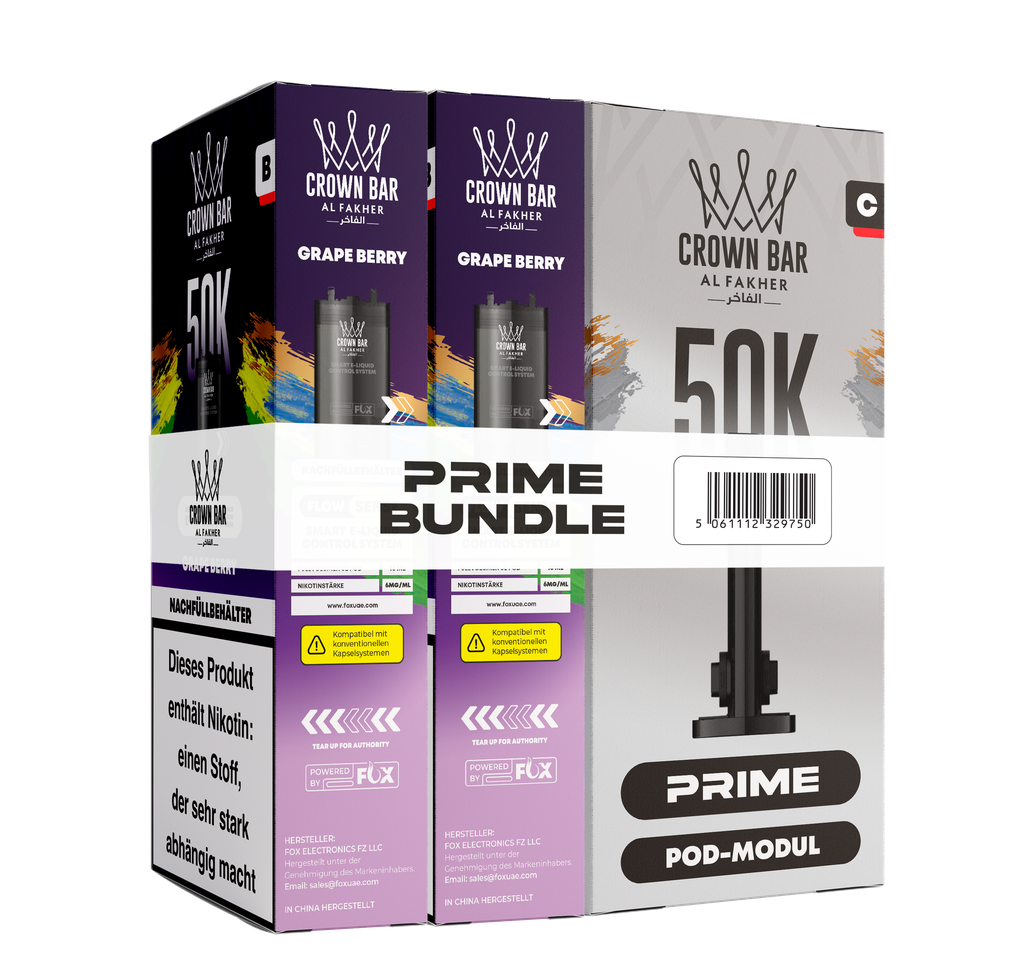 Al Fakher 50k Hypermax Prime Pod Set - Grape Berry