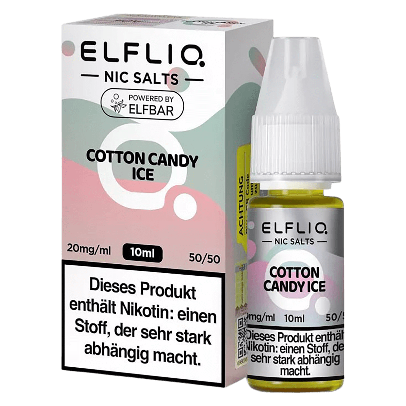 Elfliq - Nikotinsalz Liquid 20mg/ml - Cotton Candy Ice