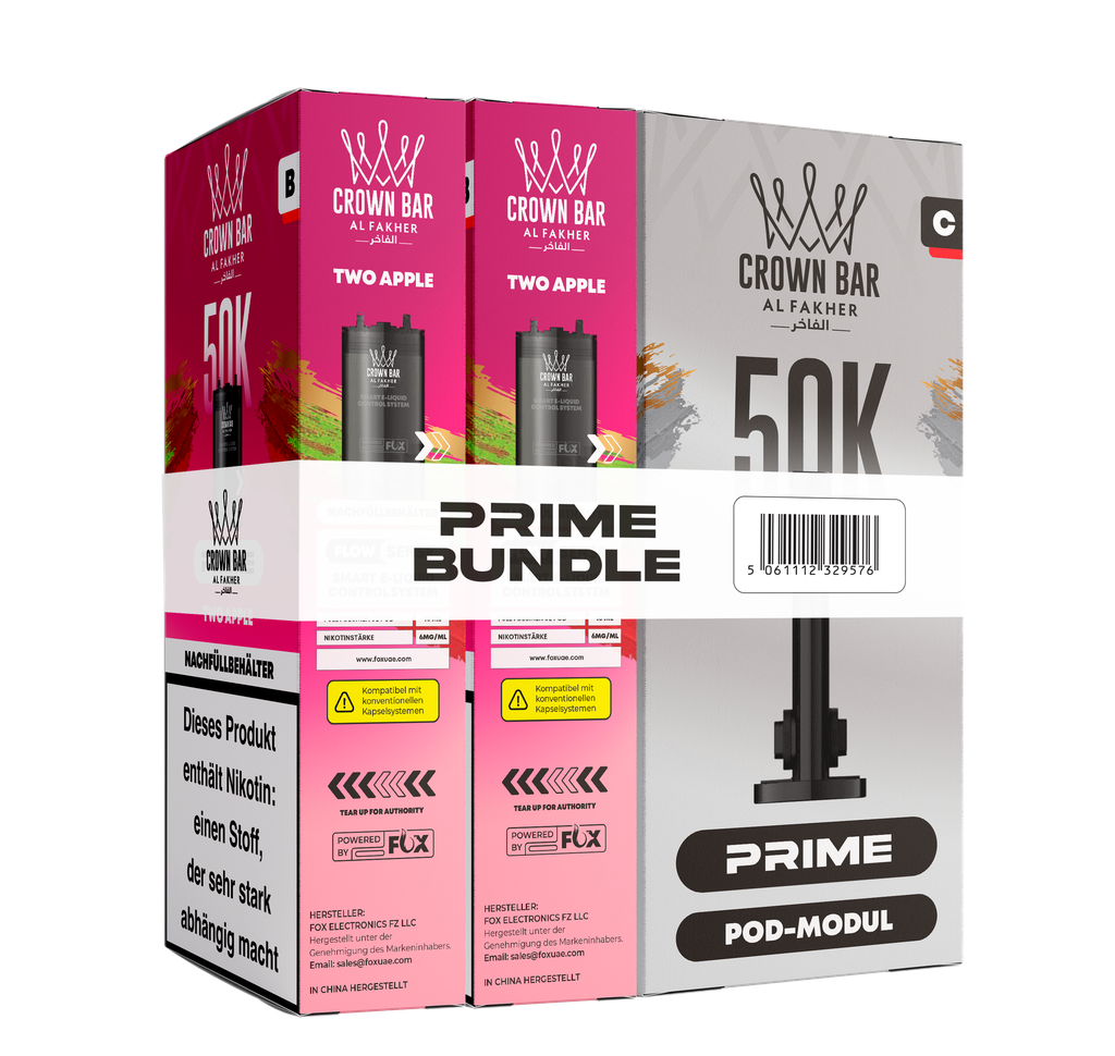 Al Fakher 50k Hypermax Prime Pod Set - Two Apple