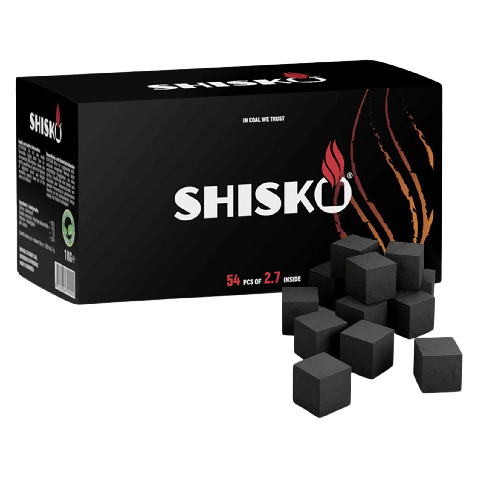 Shisko Cube - 27er Naturkohle 1kg