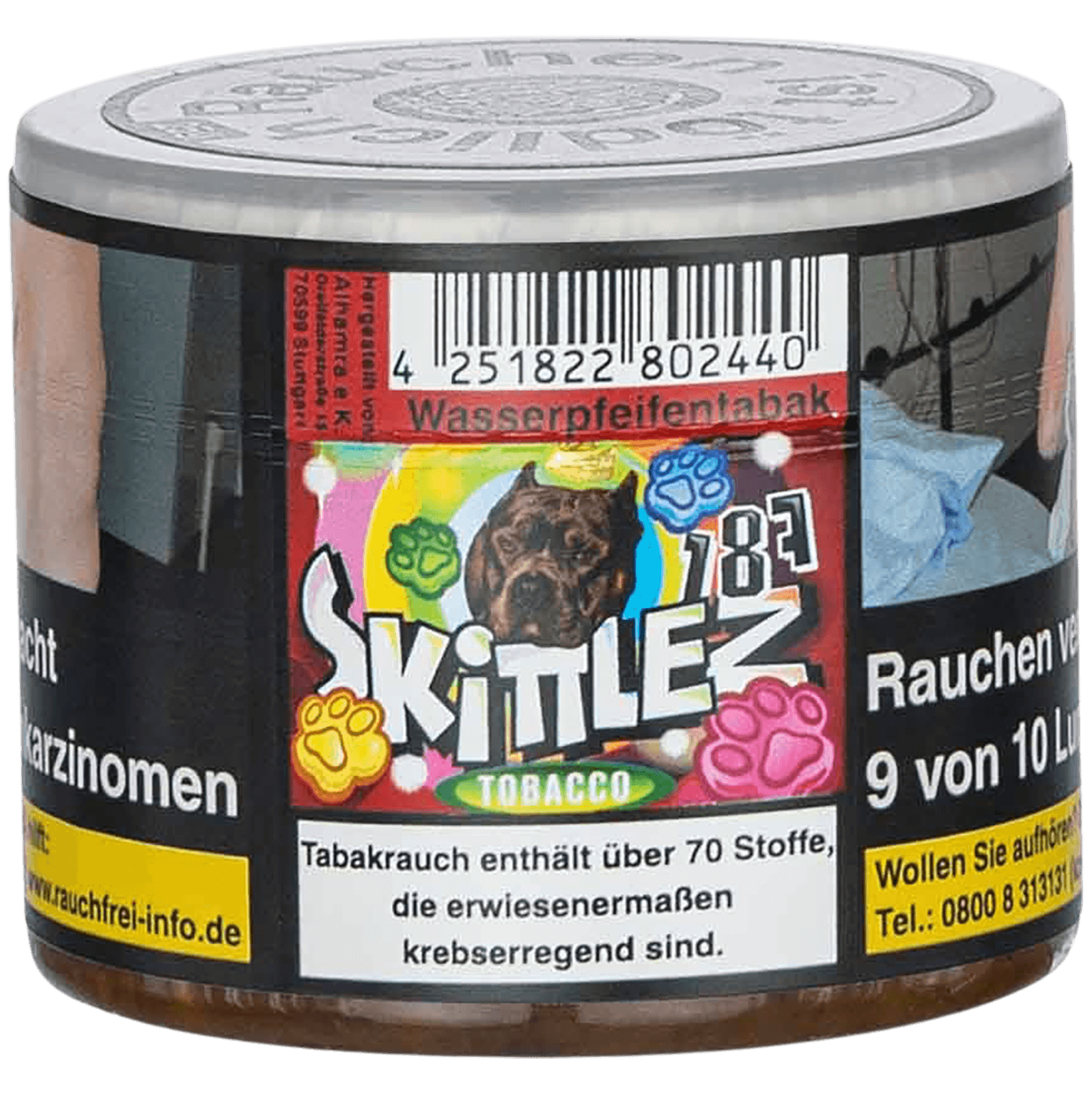 187 Tobacco 25g - Skittlez