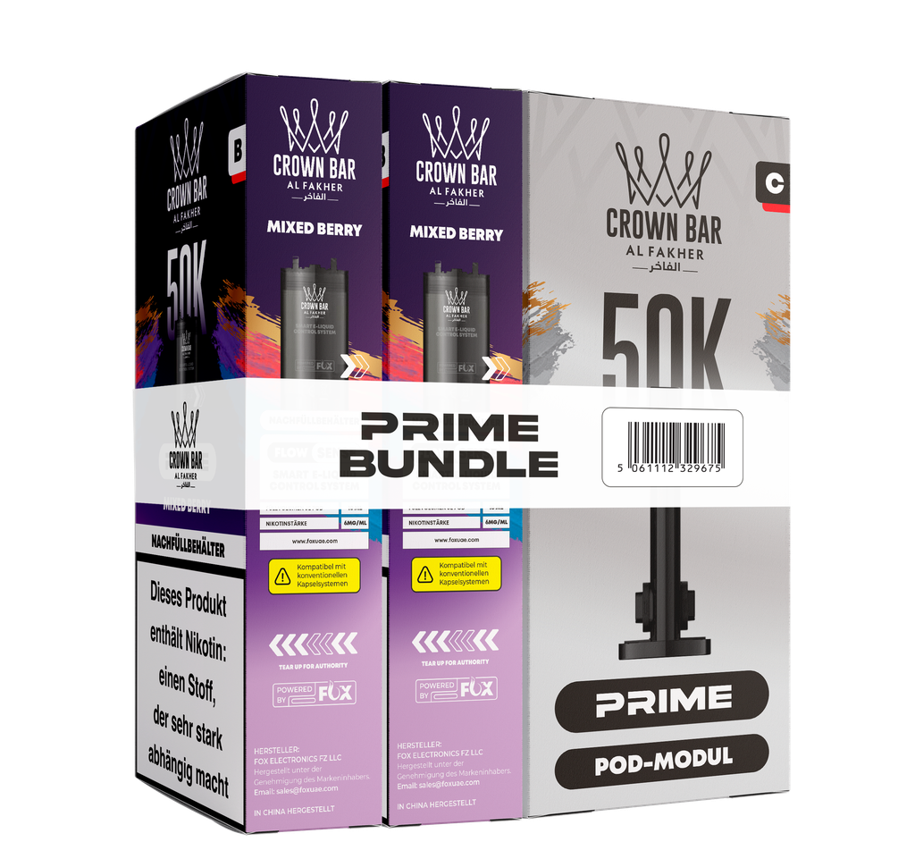 Al Fakher 50k Hypermax Prime Pod Set - Mixed Berry