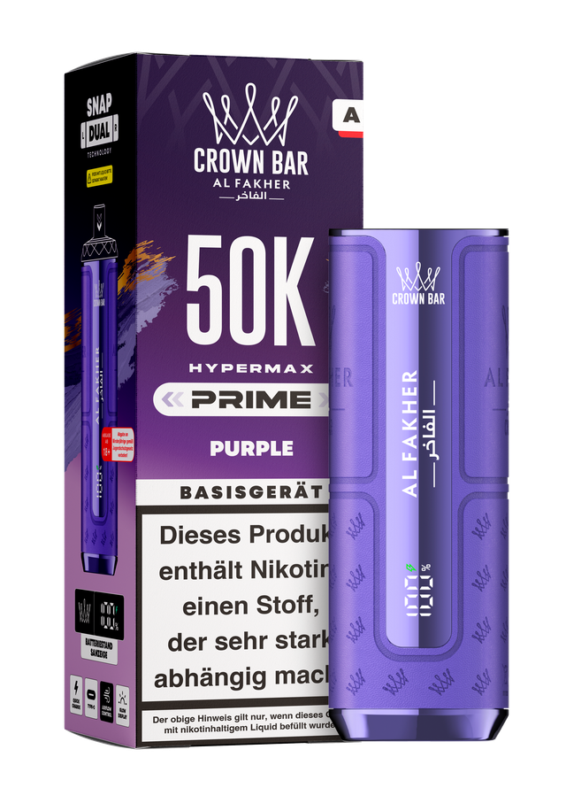Al Fakher Hypermax Prime 50k Akkuträger - Peach