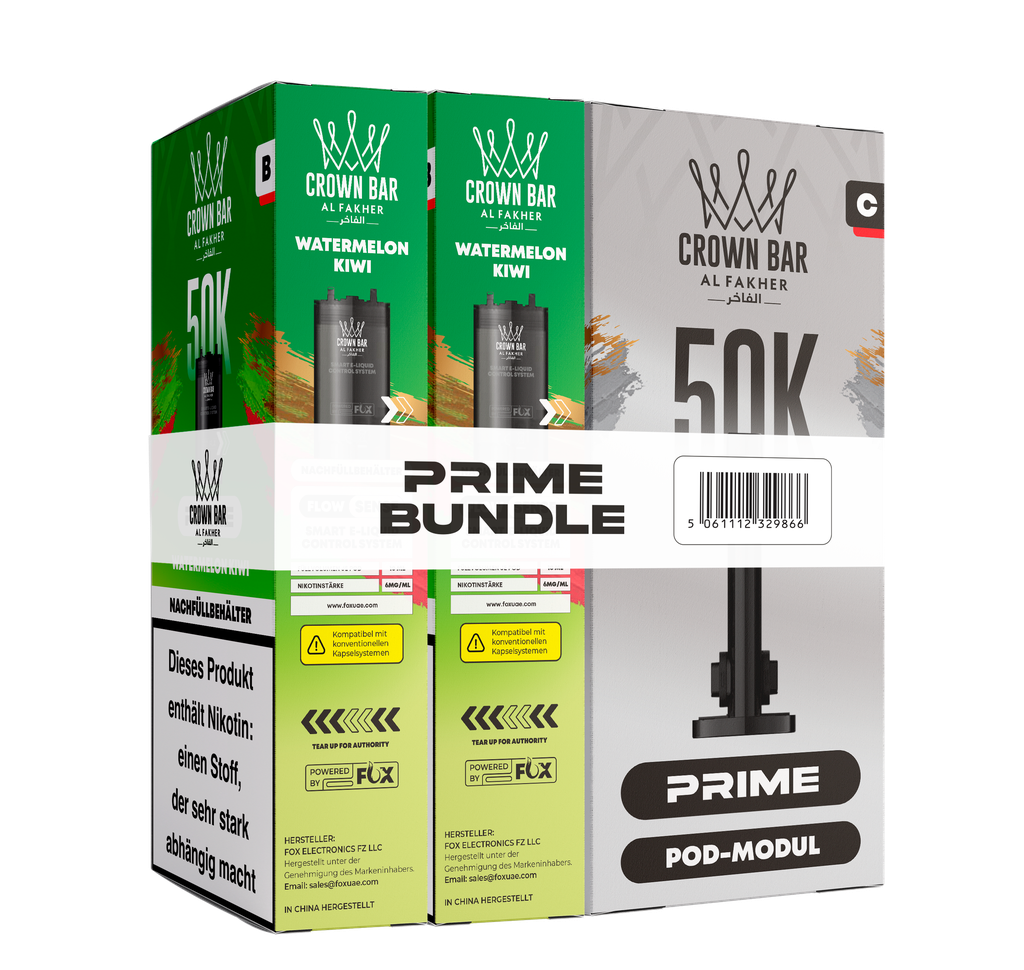 Al Fakher 50k Hypermax Prime Pod Set - Watermelon Kiwi