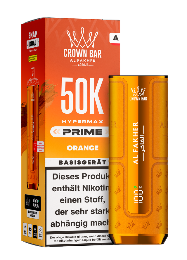 Al Fakher Hypermax Prime 50k Akkuträger - Orange