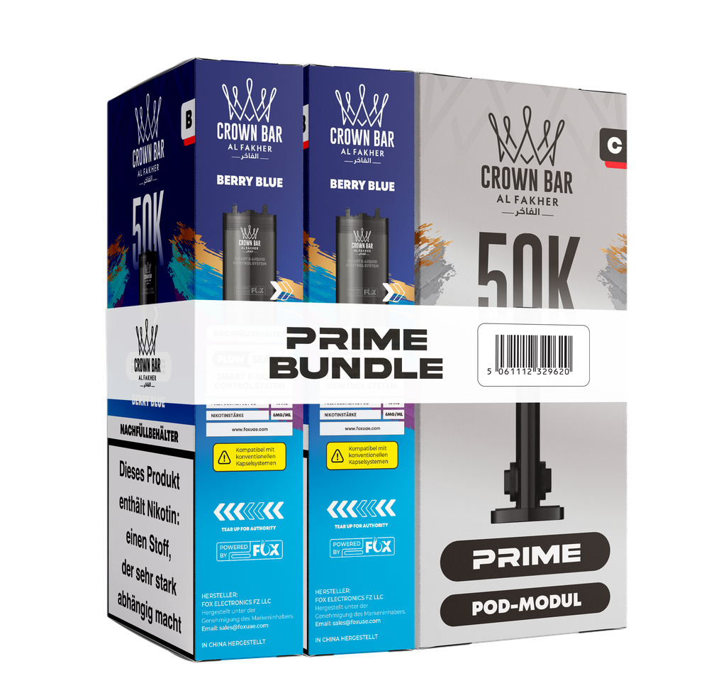 Al Fakher 50k Hypermax Prime Pod Set - Berry Blue