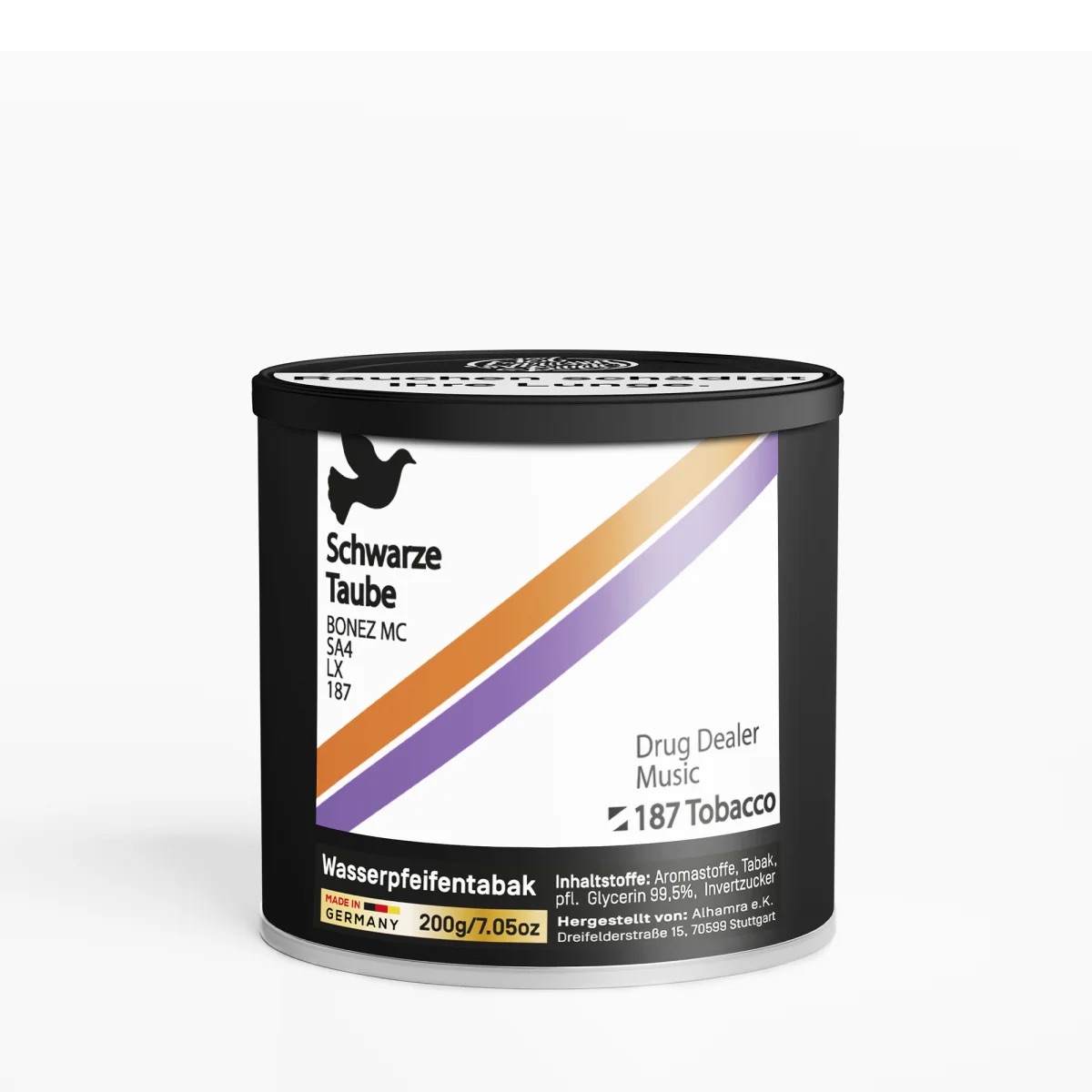 T&T | 187 Tobacco 200g - Schwarze Taube