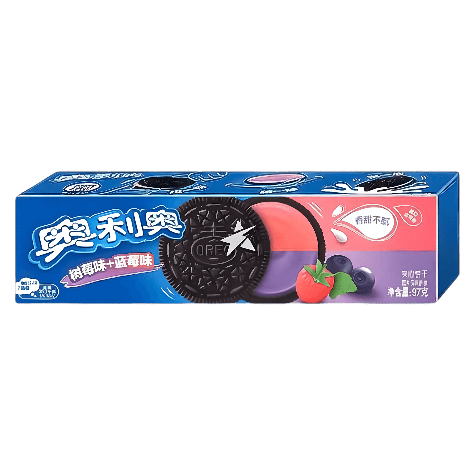 Oreo - Sandwich Blueberry & Raspberry Asia 97g MHD 11.10.2024