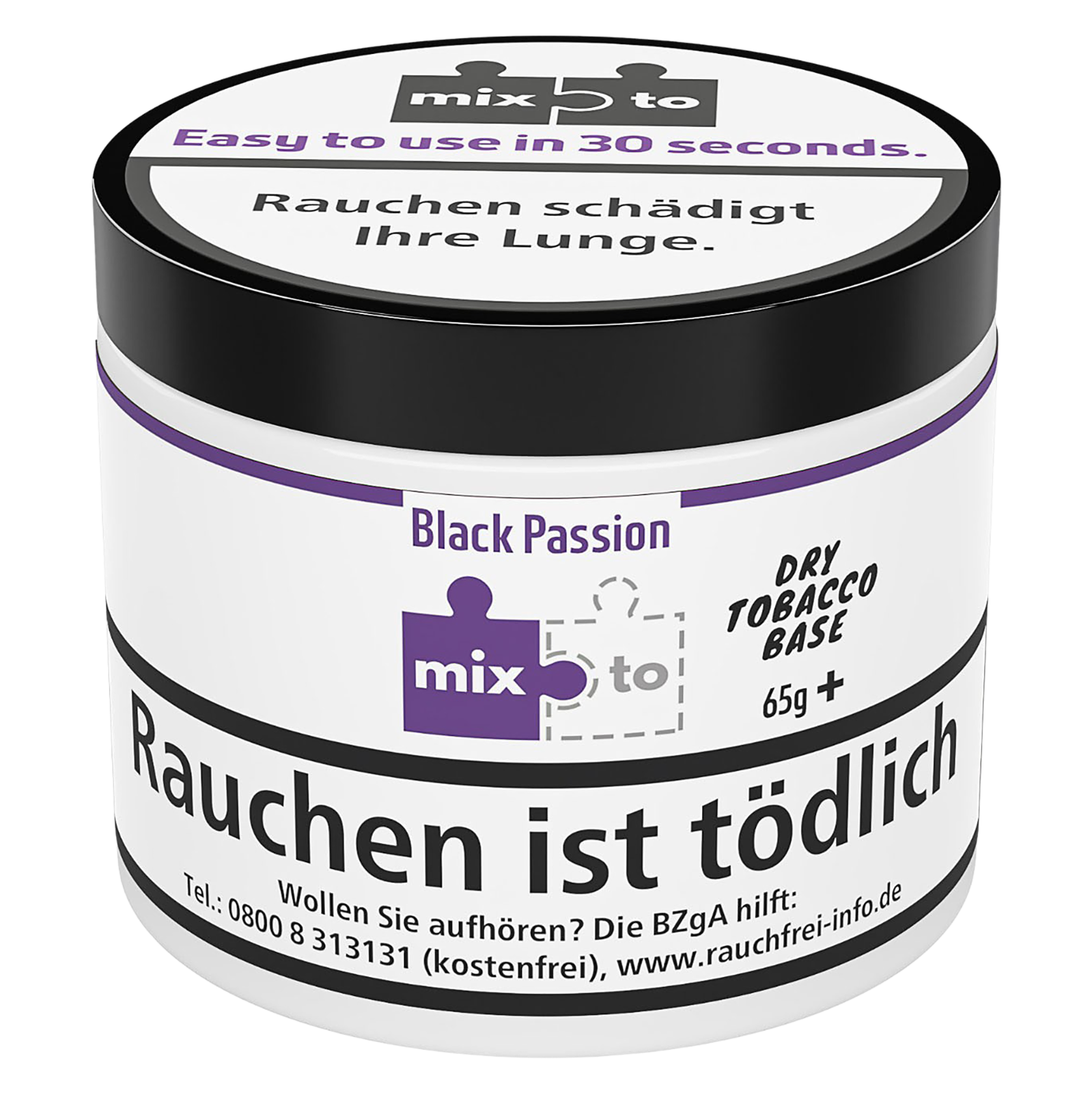 MixTo 65g - Black Passion