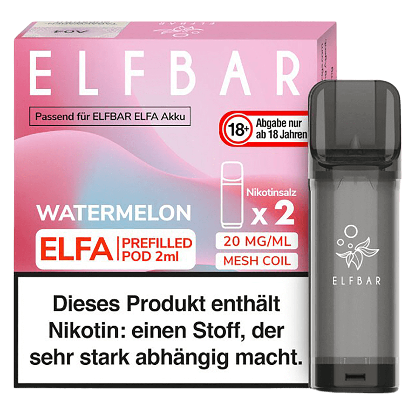 Elf Bar ELFA Liquid Pod 2er Pack - Watermelon
