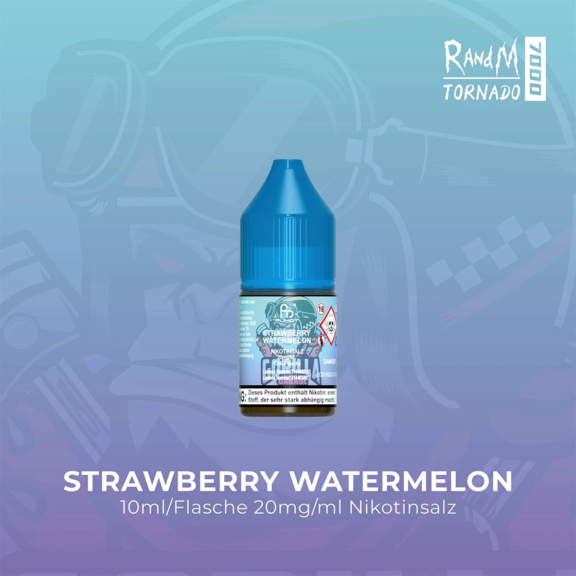 RandM Tornado Liquid 10 ml - Strawberry Watermelon 20 mg/ml