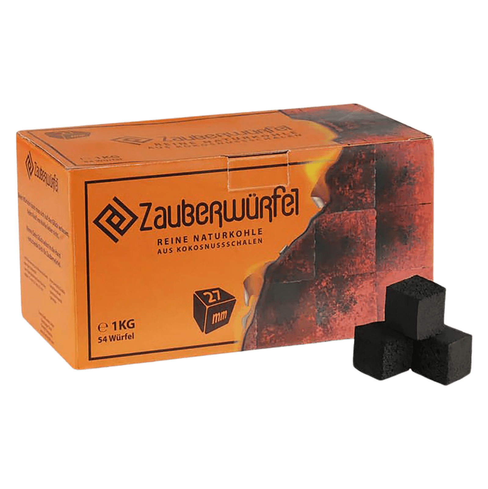 Zauberwürfel - 27mm Naturkohle 1kg