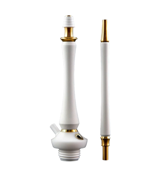 Union Hookah - Sleek V2 PVD White